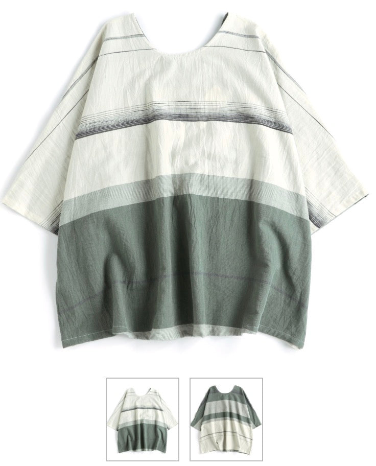 Featherweight Fuwa Tee Half Sleeve Organic Cotton Top