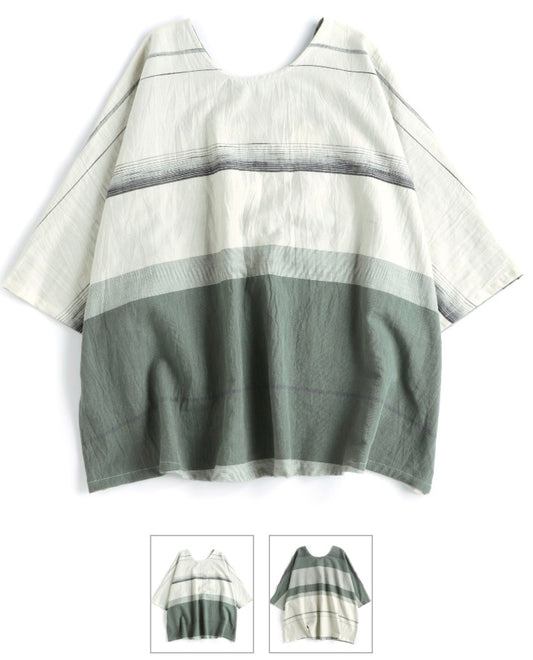 Featherweight Fuwa Tee Half Sleeve Organic Cotton Top