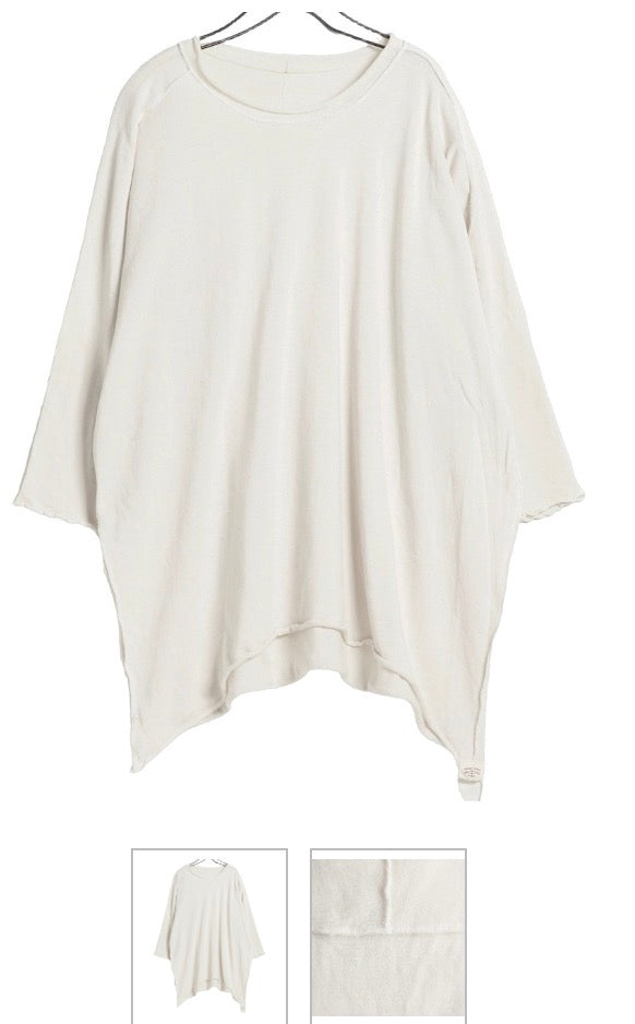 Nuime Futo Mid Sleeve Fine Organic Cotton Woven Top Gender Free by Tamaki-Niime