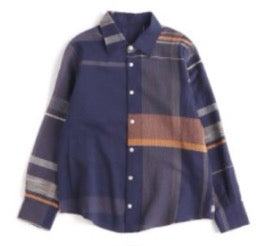 Button Down Shirt -Long Sleeve in Organic Cotton by Tamaki-Niime