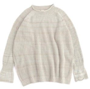 Tamaki-Niime Po Knit Good Organic Cotton Pullover Gender Free Wear from Japan