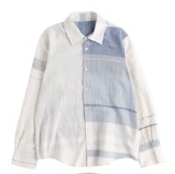 Button Down Shirt -Long Sleeve in Organic Cotton by Tamaki-Niime