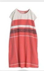 Cap tunic dress mid calf organic cotton from Japan