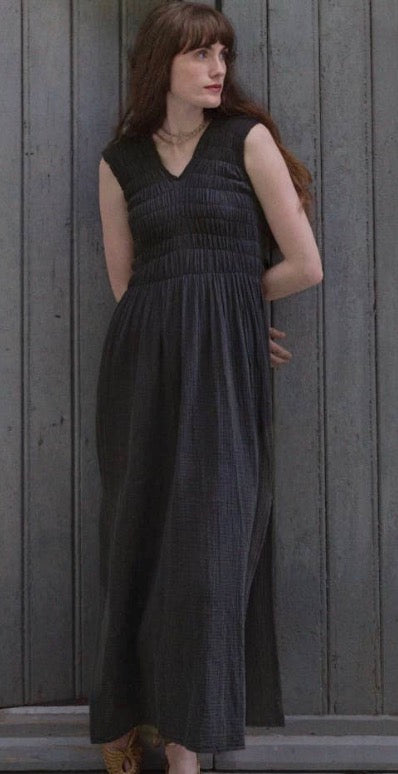 Leilani Island girl organic cotton muslin dress