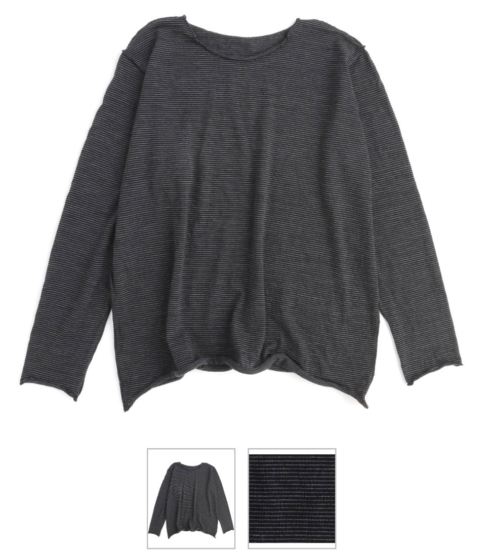 Washable Merino Tamaki Nuime Kuru long sleeve knit top