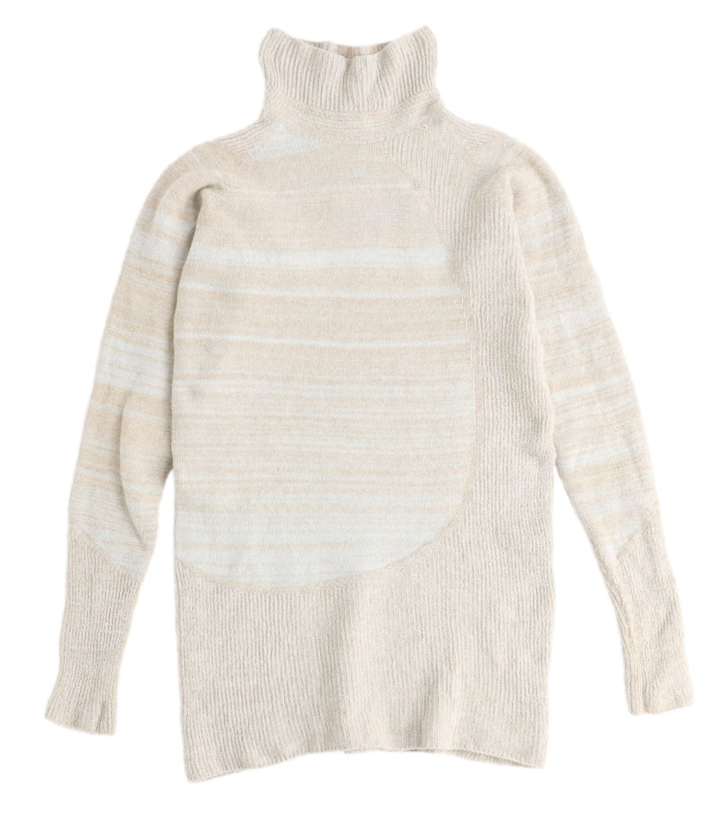 Nice Comfort Mock Turtle  Stretch Sweater from Japan