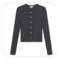 Marnina Micro-Ribbed Sweater by Goldie in Heathered Charcoal