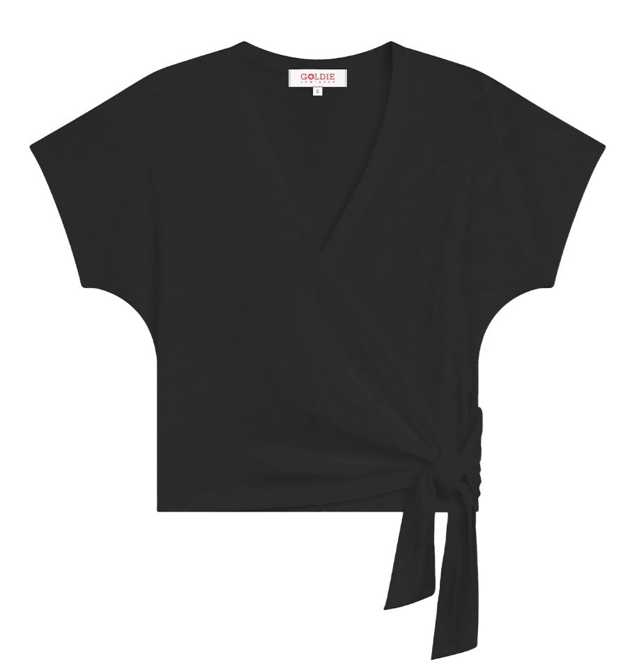 Peruvian Pima Cotton Wrap Top