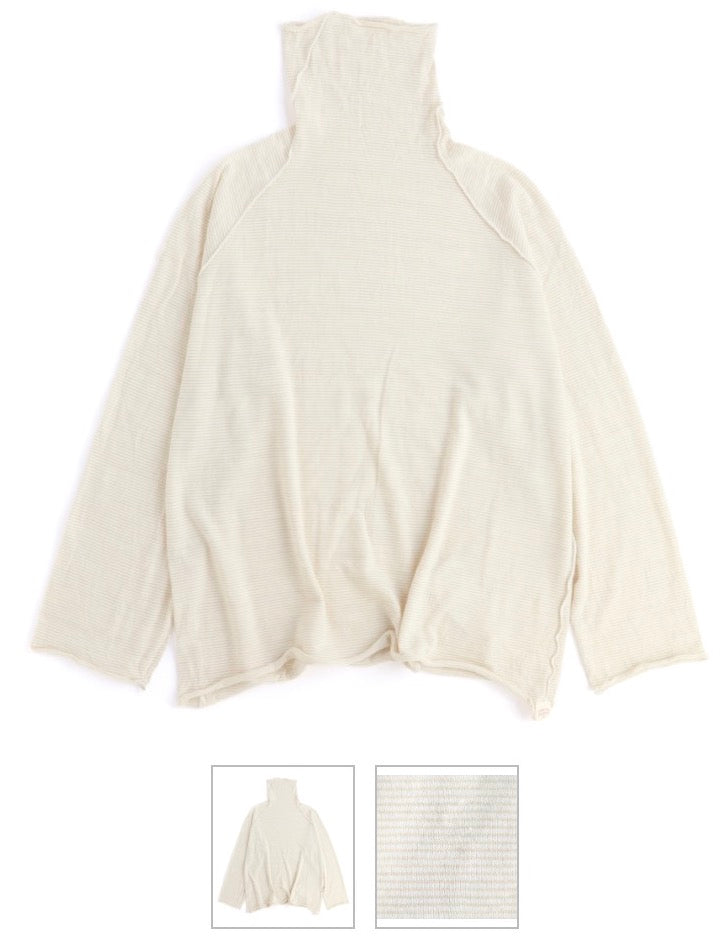 merino tokkuri mock neck knit top free size