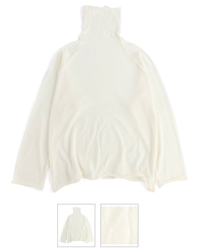 merino tokkuri mock neck knit top free size