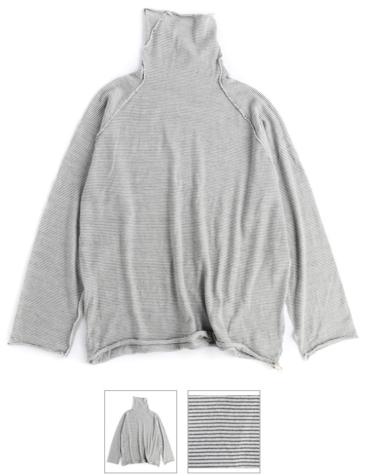 merino tokkuri mock neck knit top free size
