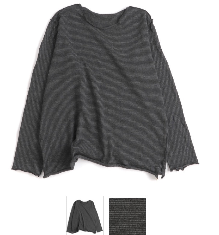 Washable Merino Tamaki Nuime Kuru long sleeve knit top