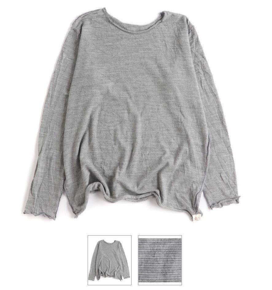 Washable Merino Tamaki Nuime Kuru long sleeve knit top
