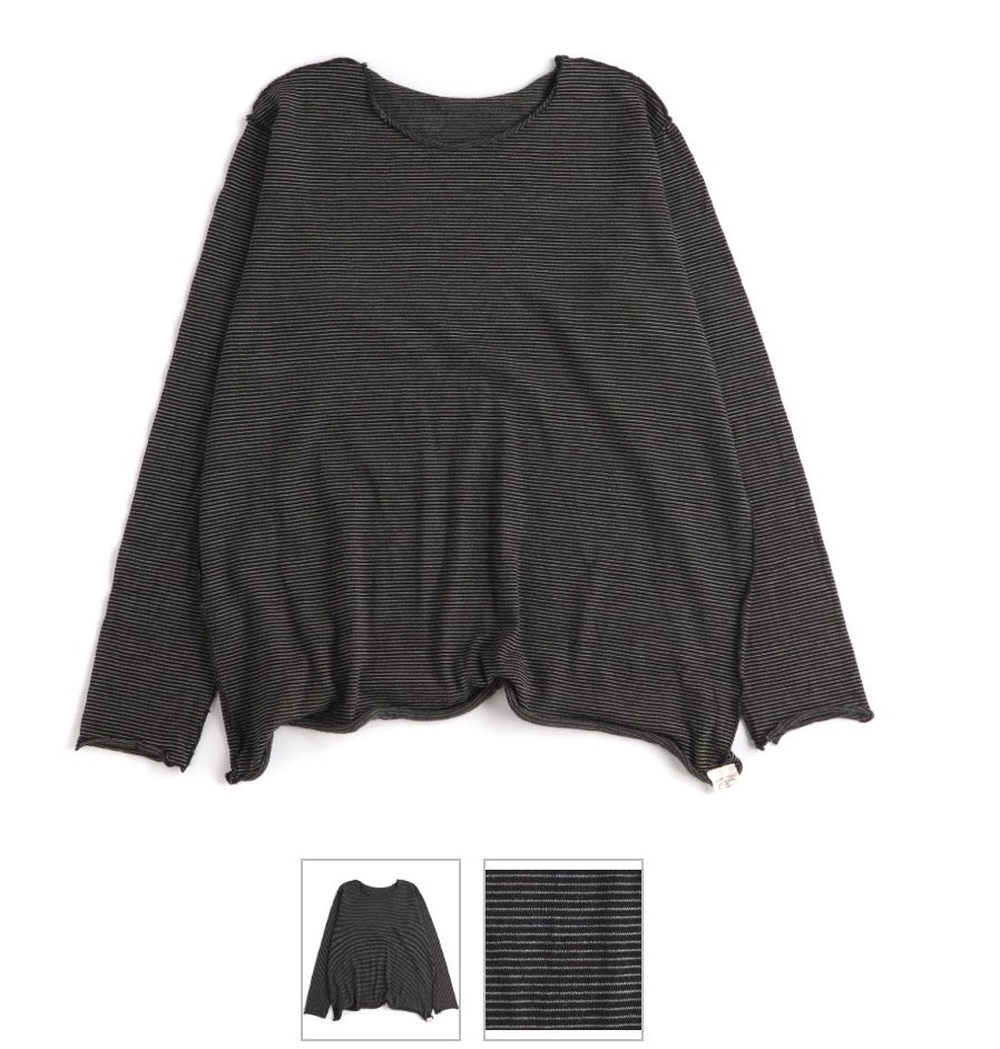 Washable Merino Tamaki Nuime Kuru long sleeve knit top