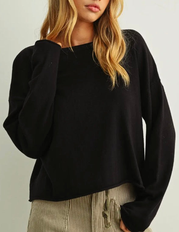 Cashmere Cotton Comfort Pop Over Knit