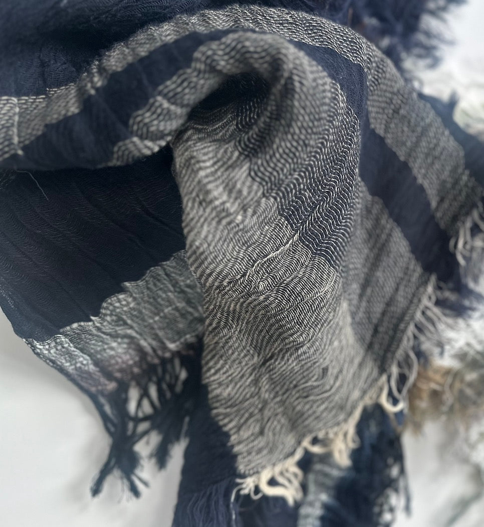Bliss Roots Gauze Cotton 21'' x 70'' middle Scarves