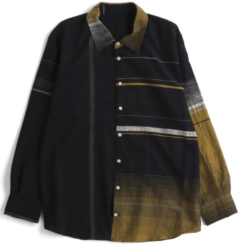 Button Down Shirt -Long Sleeve in Organic Cotton by Tamaki-Niime