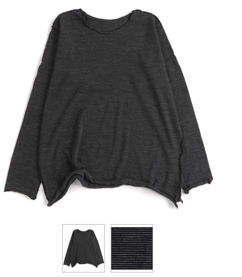 Washable Merino Tamaki Nuime Kuru long sleeve knit top