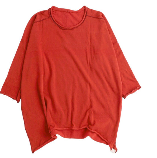Nuime Futo Mid Sleeve Fine Organic Cotton Woven Top Gender Free by Tamaki-Niime