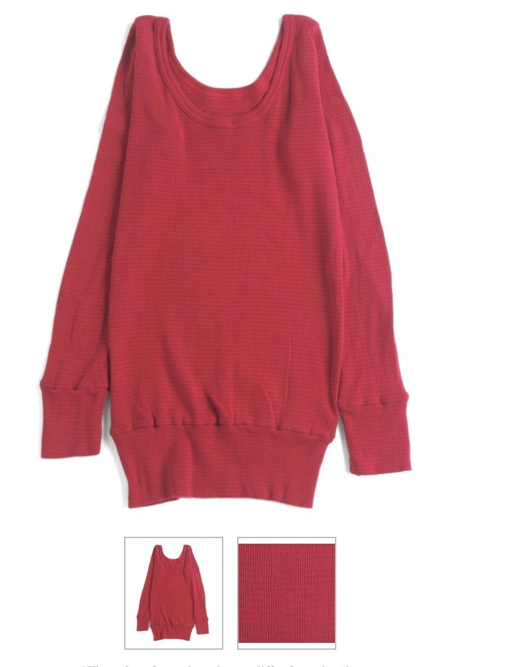 Fuka Scoop Organic Cotton Rib Stretch Comfort Knit