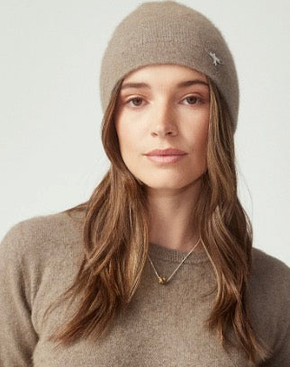 BEA cashmere, silk blend heavenly beanie