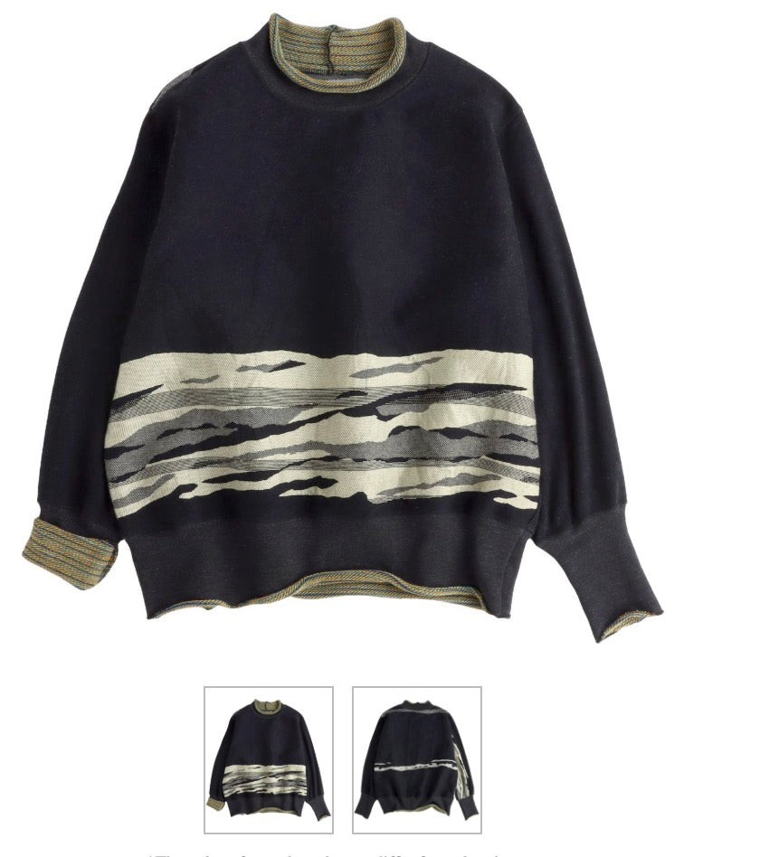 Tamaki Nuime Tore Cotton sweatsshirt Popover