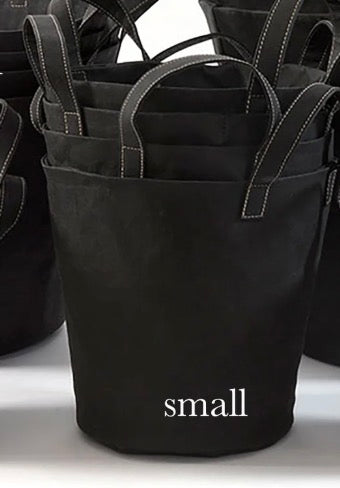 Small Paniere Washable Paper Bucket Tote from Italy