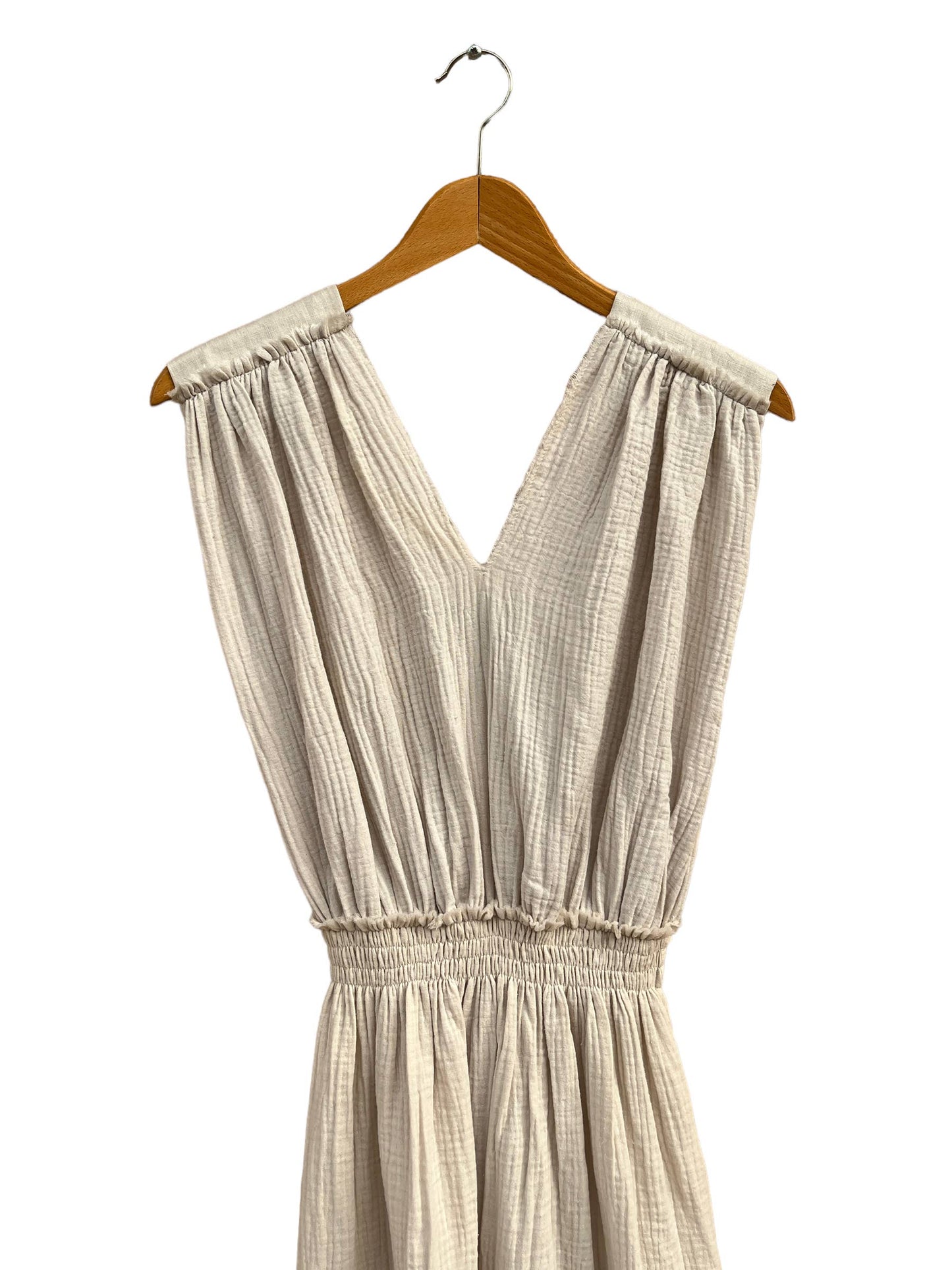 CECILIA SÖRENSEN - 789 ACACIA Dress in organic cotton muslin: Black