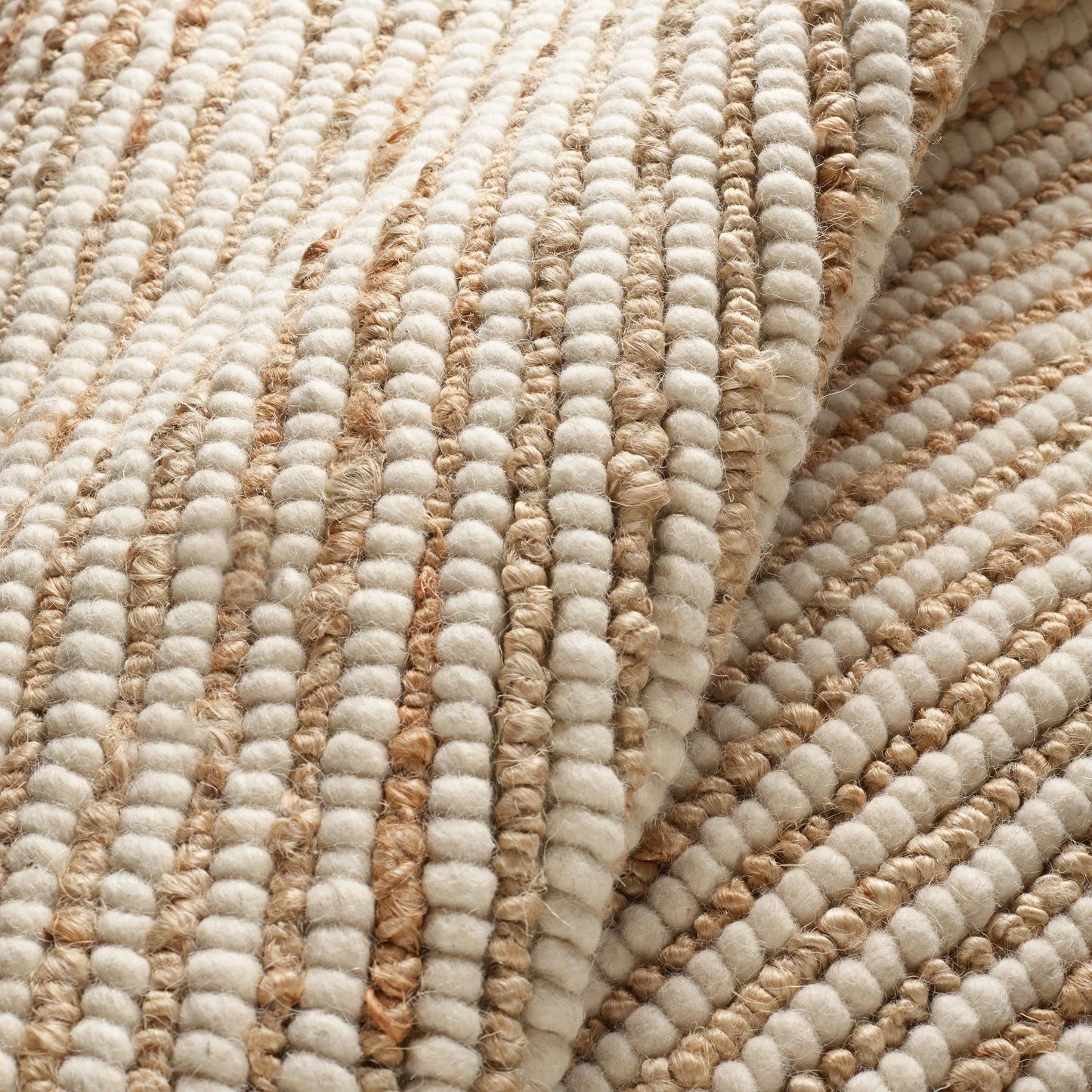 Twiggy Handwoven Wool/Jute Rug | Natural: 2' x 3'
