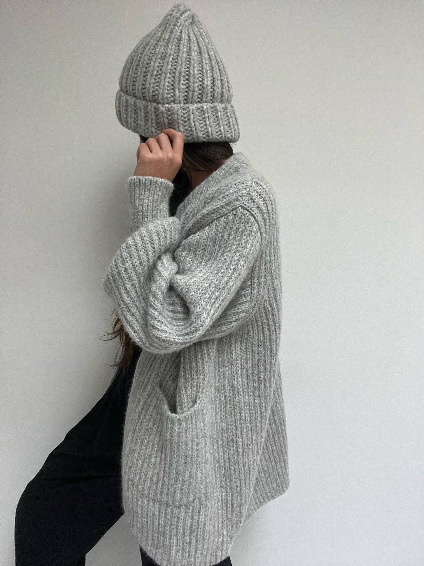 Na Nin - Dylan Knitted Alpaca Coat: Ivory / O/S