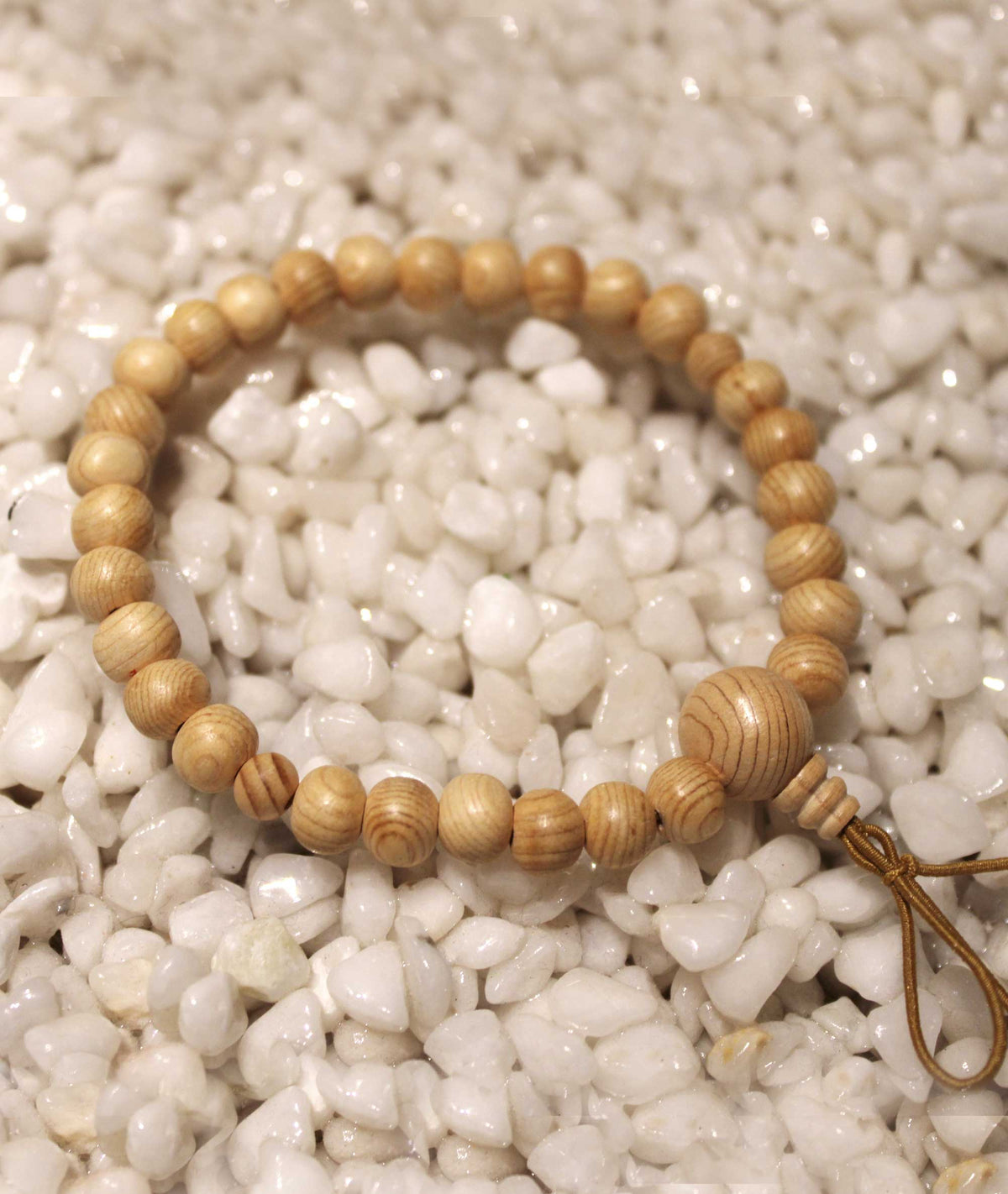 Japanese Hinoki cypress Bead Bracelet