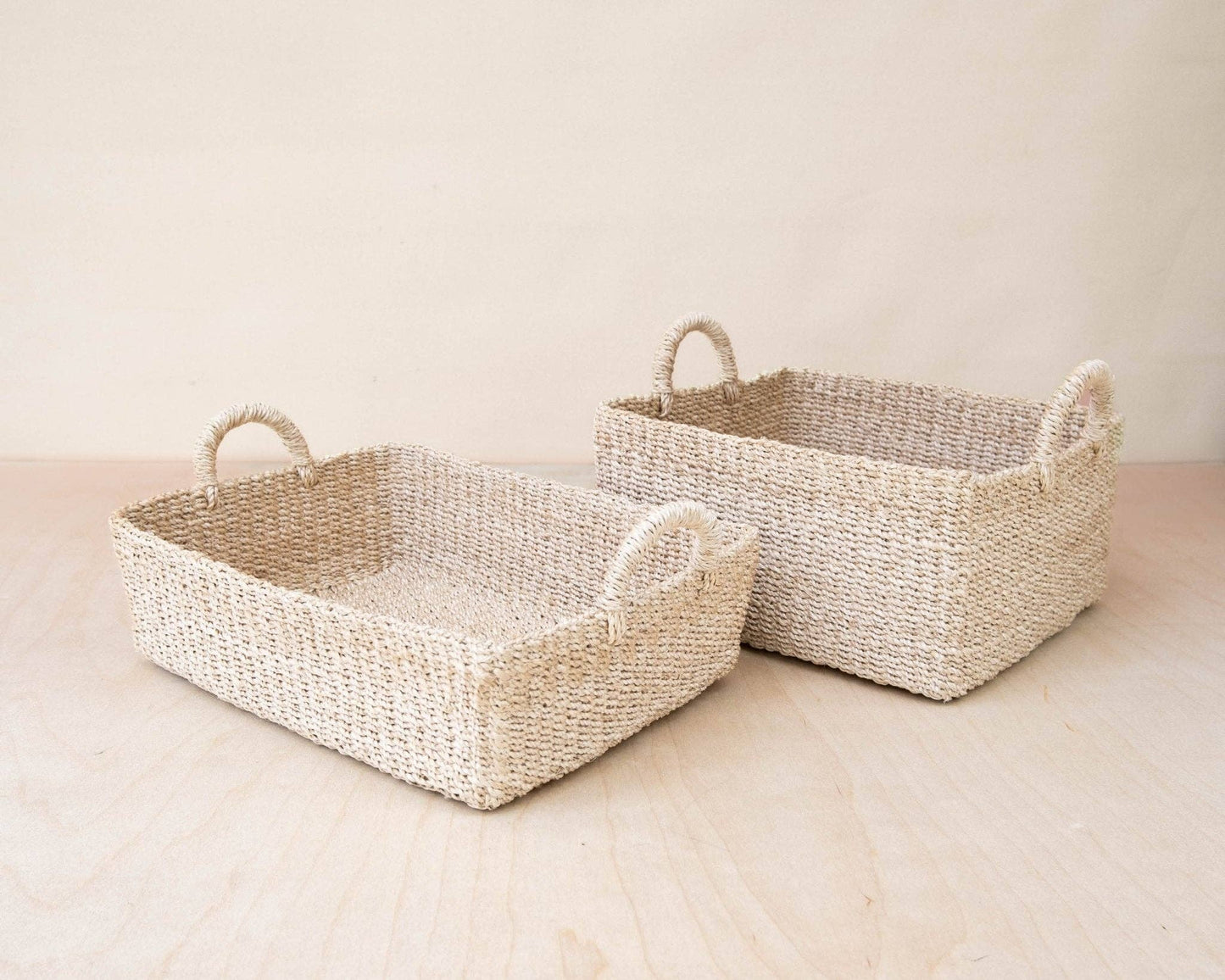 LIKHÂ - Square Tabletop Basket - Weave Basket | LIKHÂ