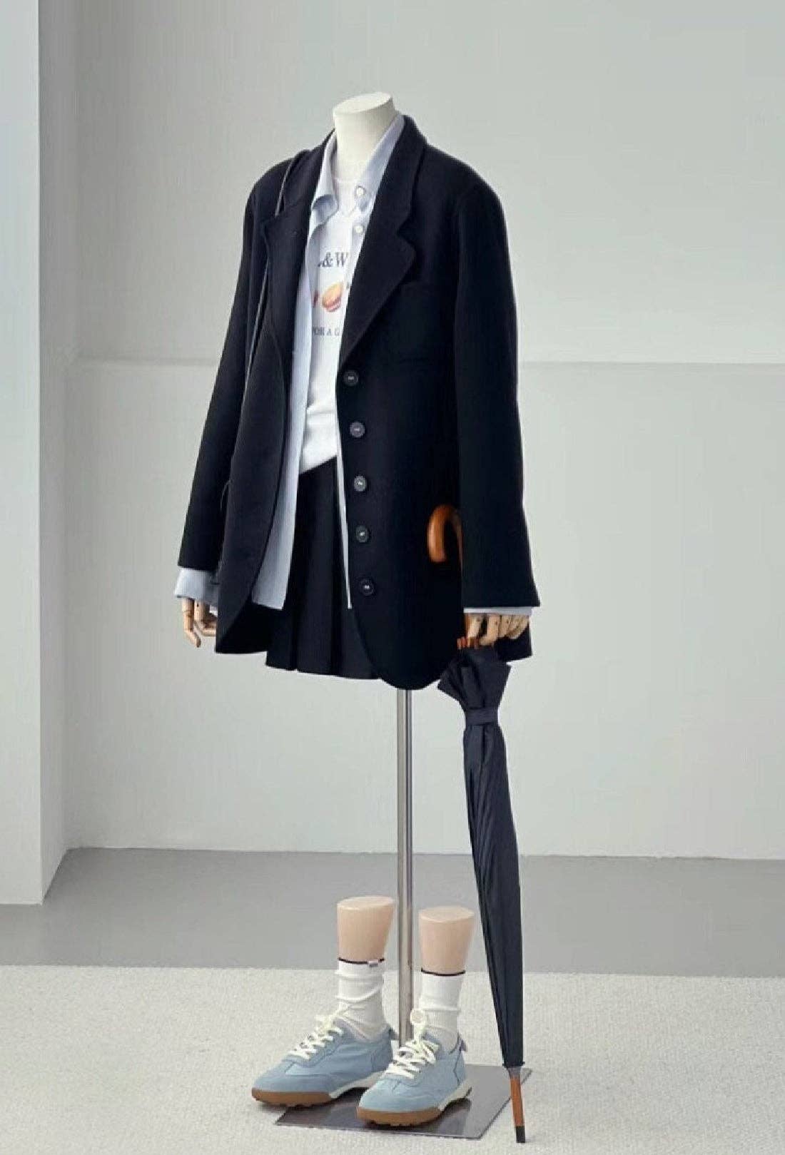 Carter Black Merino Wool Blazer: Medium Size Womens (8)