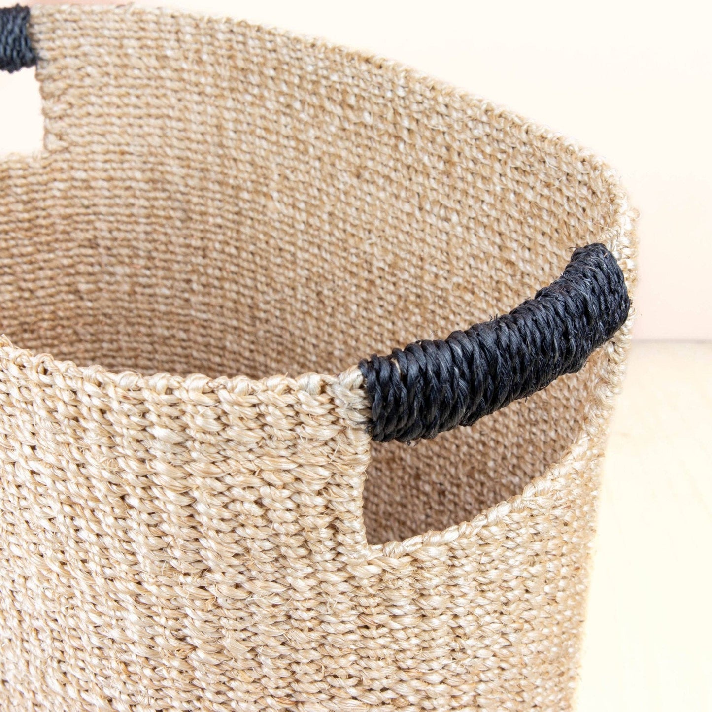 Oval Hemp Storage Baskets Medium and Large