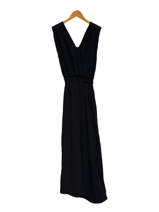 CECILIA SÖRENSEN - 789 ACACIA Dress in organic cotton muslin: Black