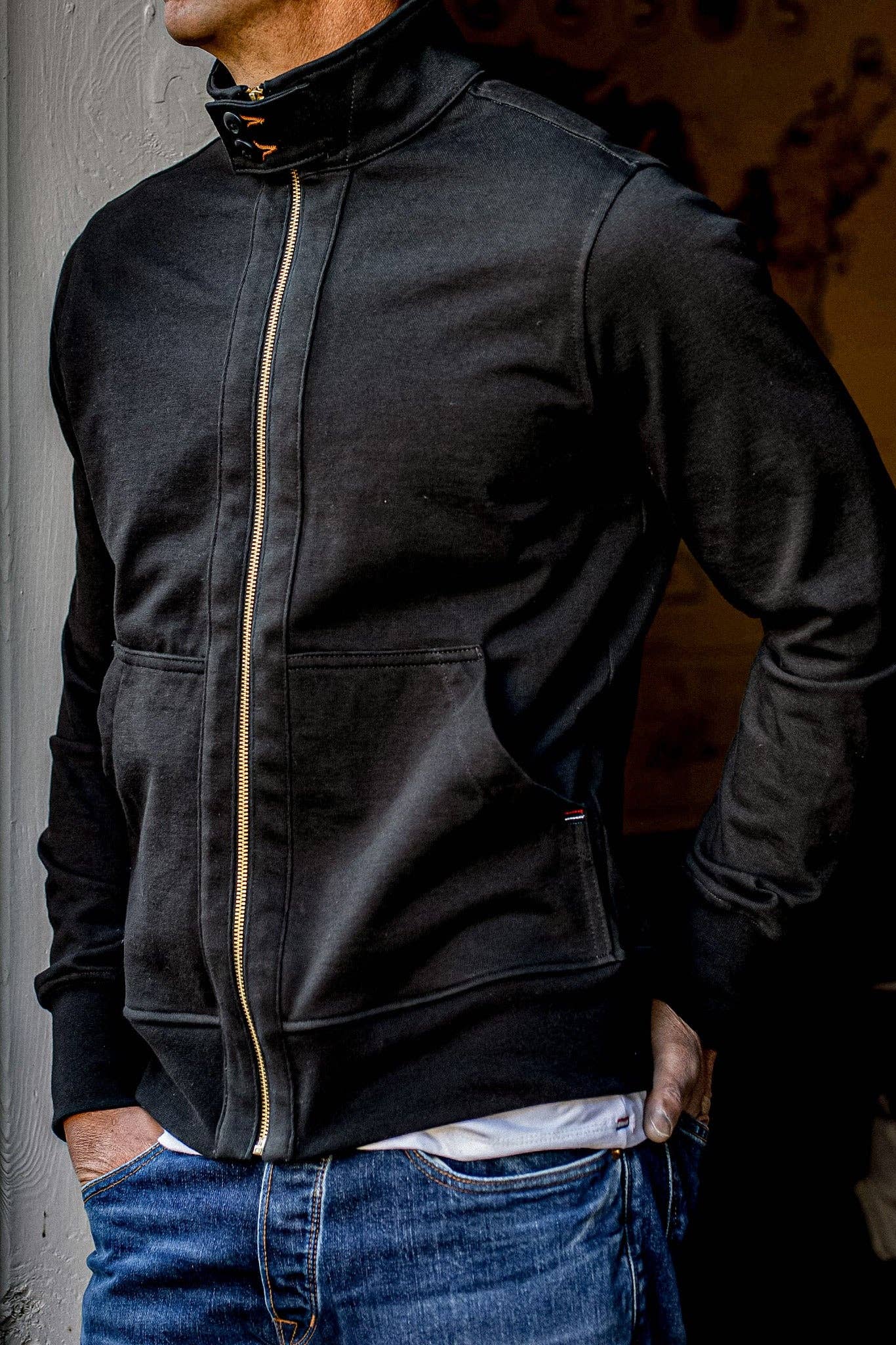 Stinson Moto | 12oz 100% Cotton - Basalt: Basalt / M