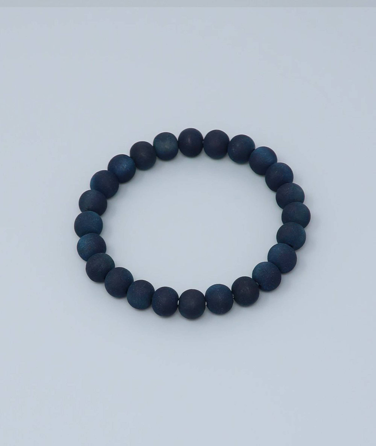 Kyoto Japan Craft Women's Indigo Pearl Prayer Bead Bracelet
