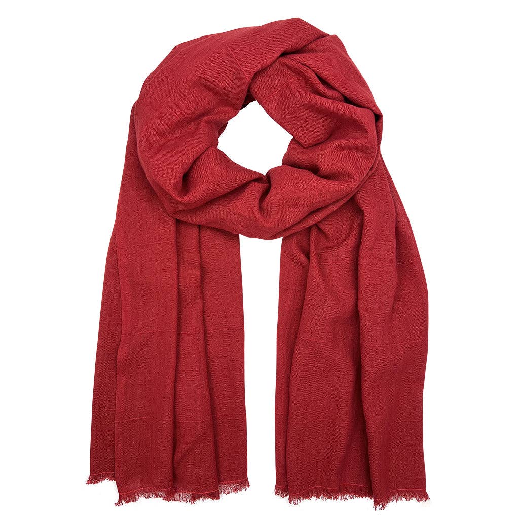 SLATE + SALT - Classic Cotton Wrap Scarf: Gold