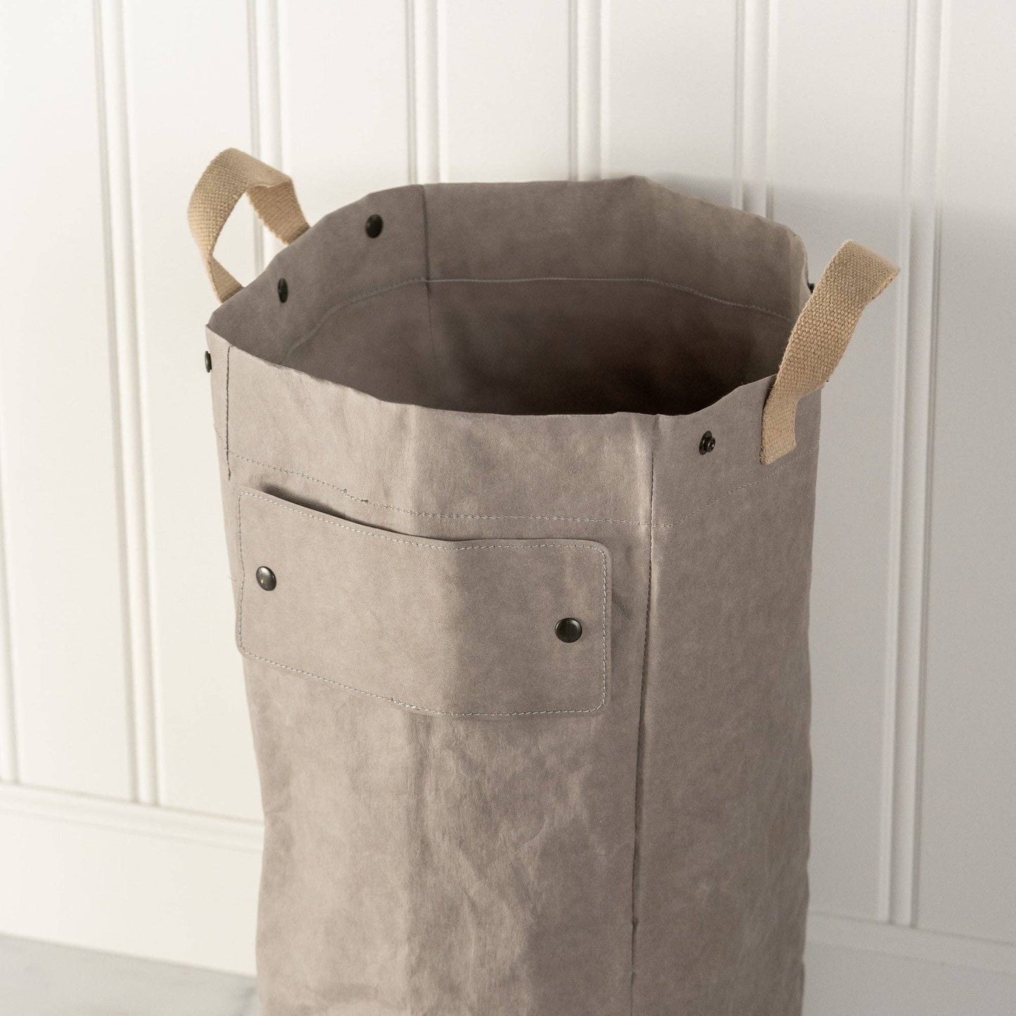 Uashmama - LAUNDRY BAG HAMPER: Grey