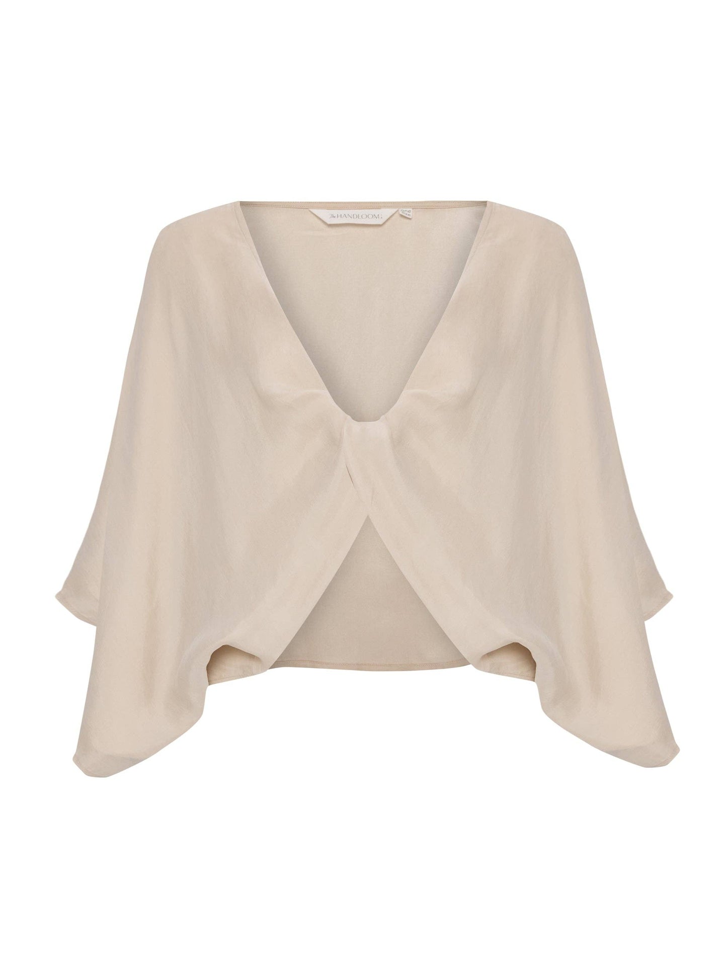 The Handloom - Lucid Knot Top - Sand: Sand / One Size