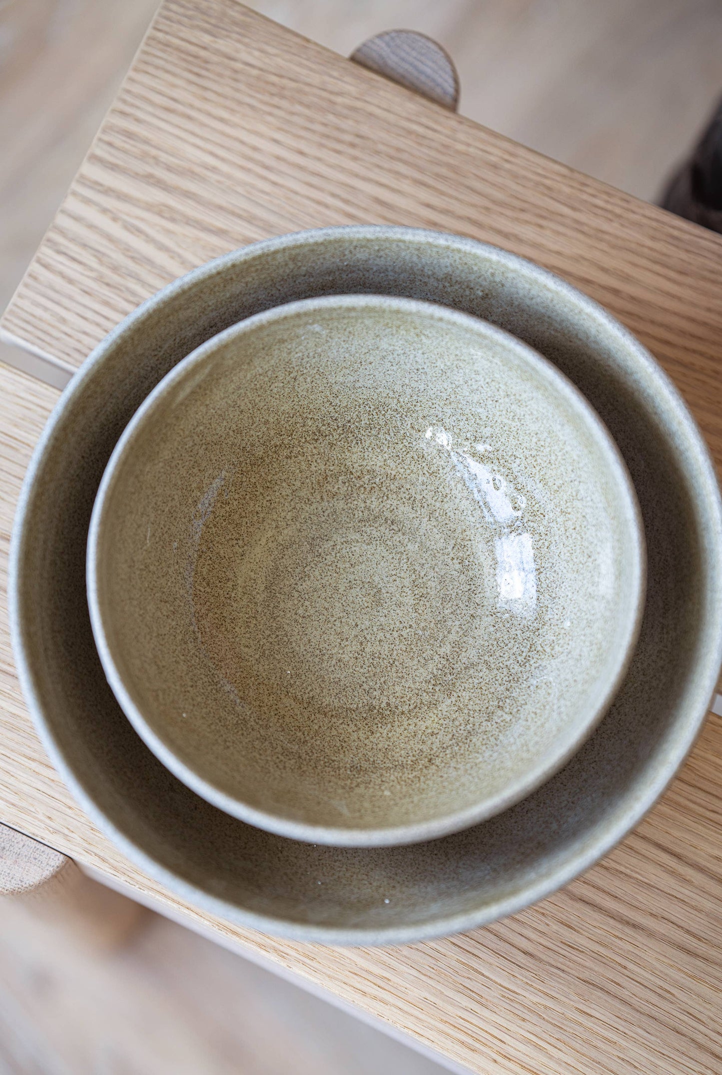 Creating Comfort Lab - Stoneware Large Bowl "Concrete" | Centerpiece Bowl