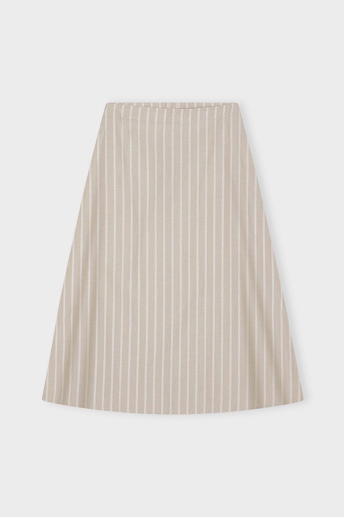CARE BY ME - LAURA SKIRT CLASSIC: Pure white / M