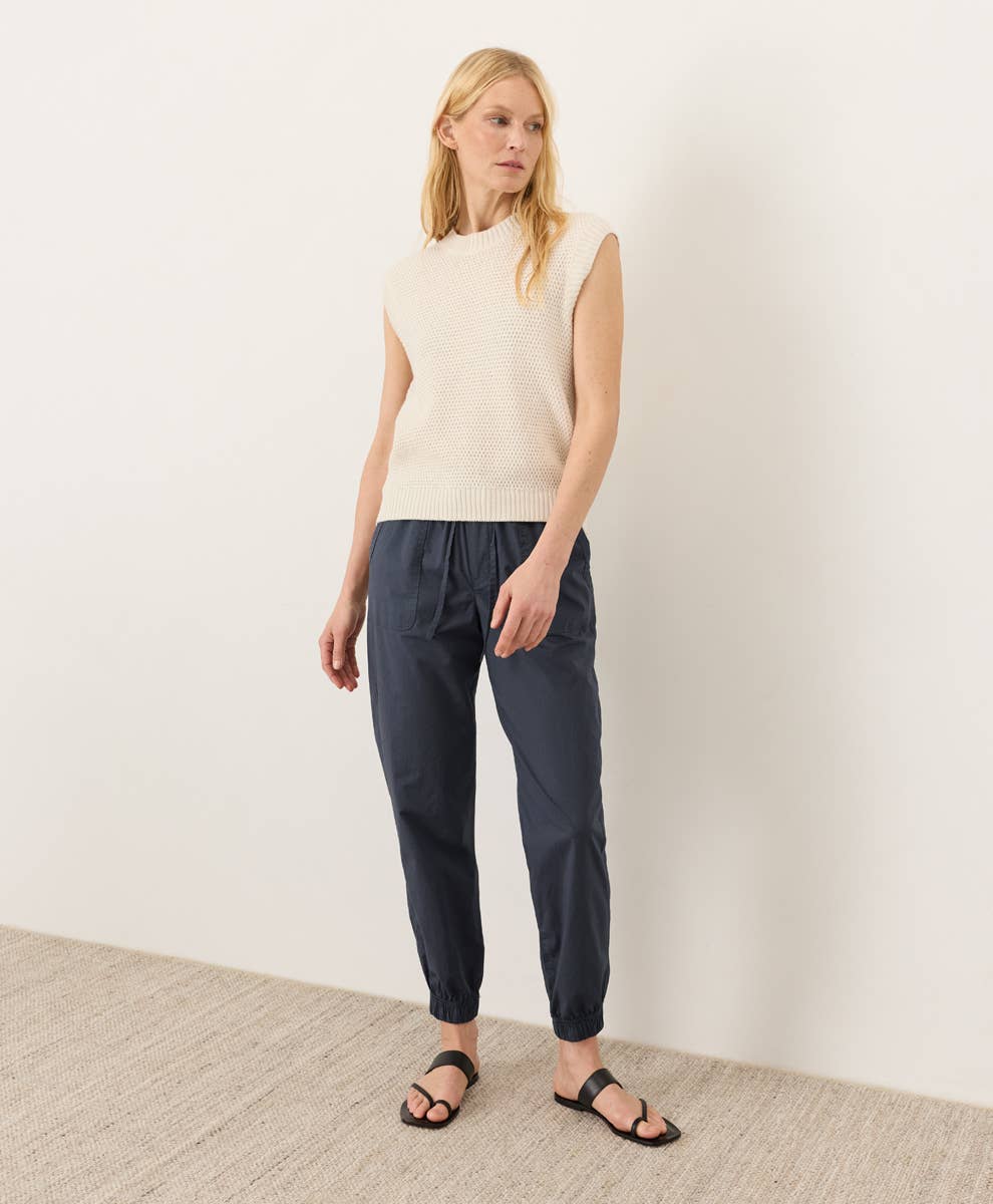 Pact - Women's Shoreline Relaxed Shell: Cream / Small
