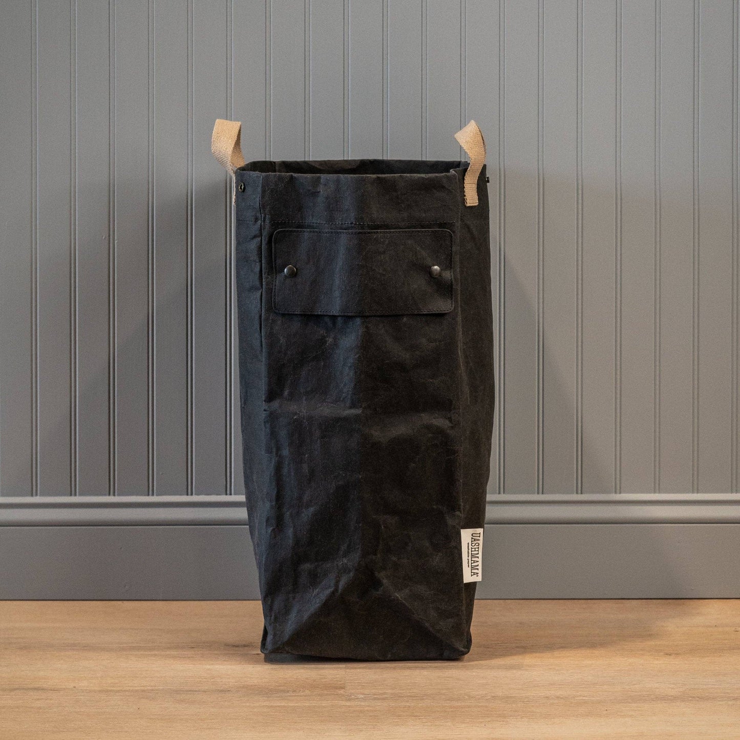 Uashmama - LAUNDRY BAG HAMPER: Black