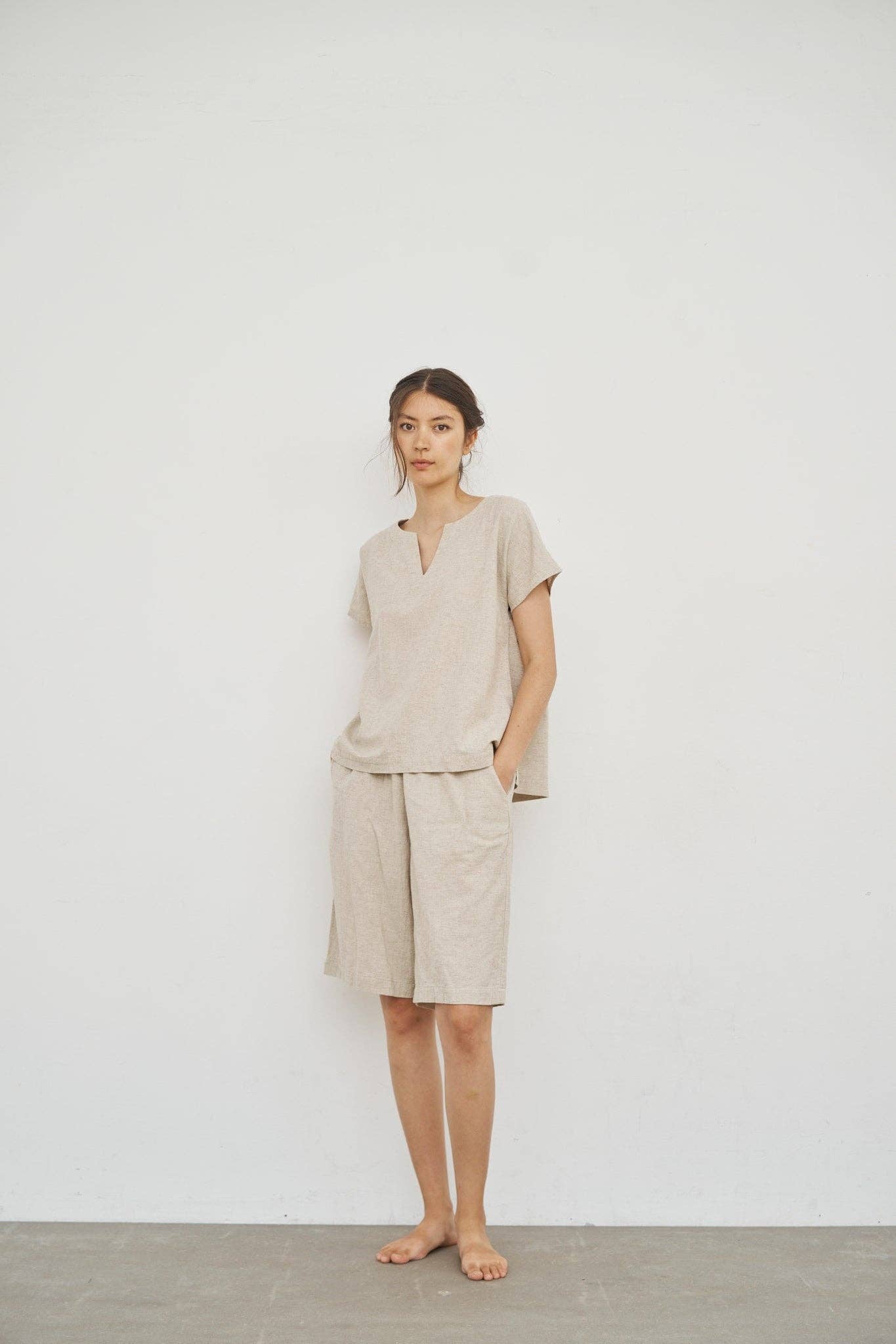 CARE BY ME - CECILIE V-TOP: White / S