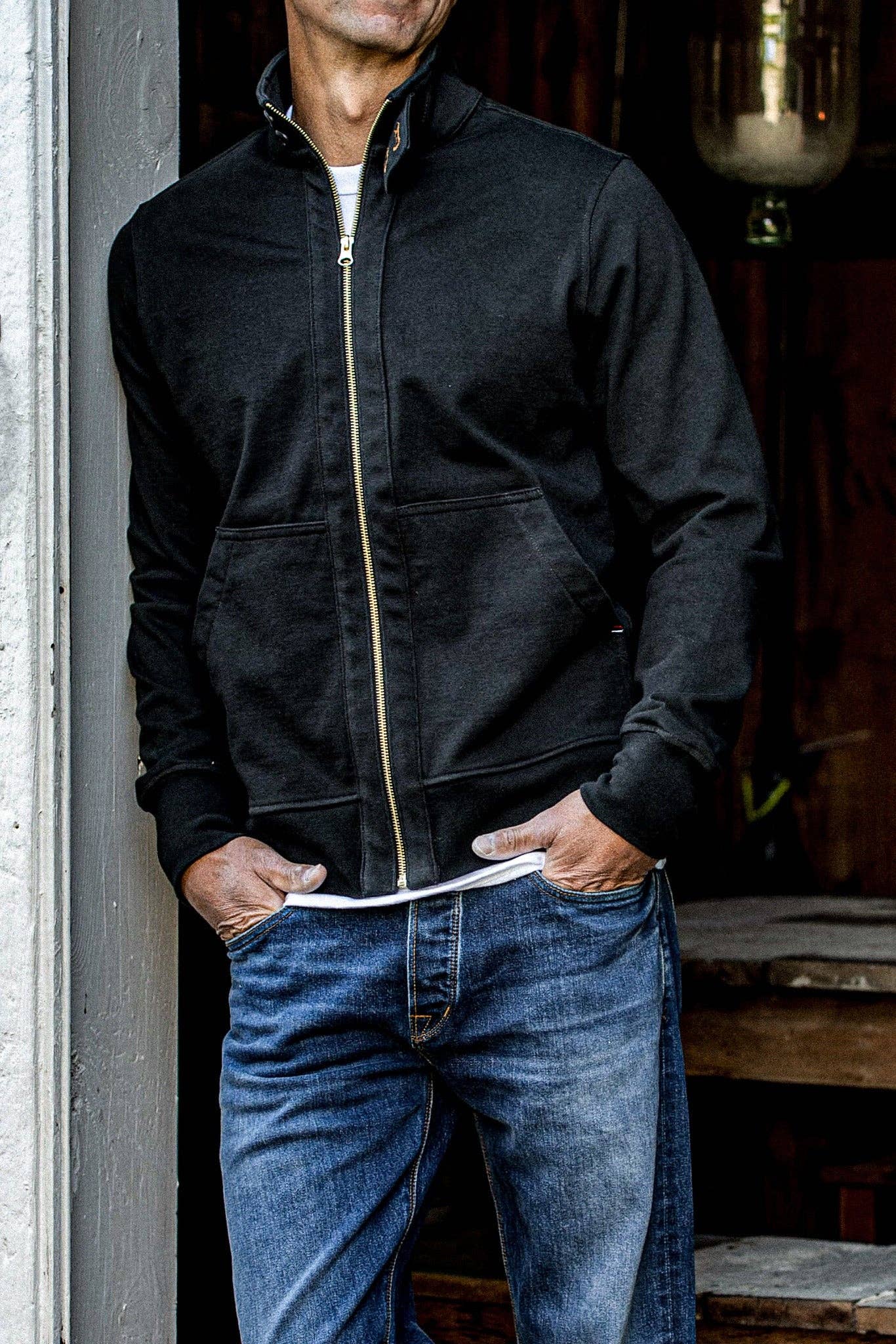 Stinson Moto | 12oz 100% Cotton - Basalt: Basalt / M
