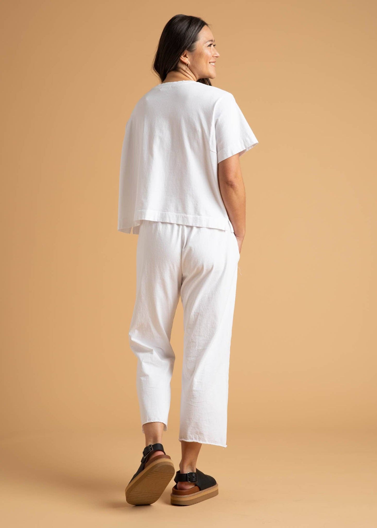 and for Good - Daybreak Tee - White: S/M
