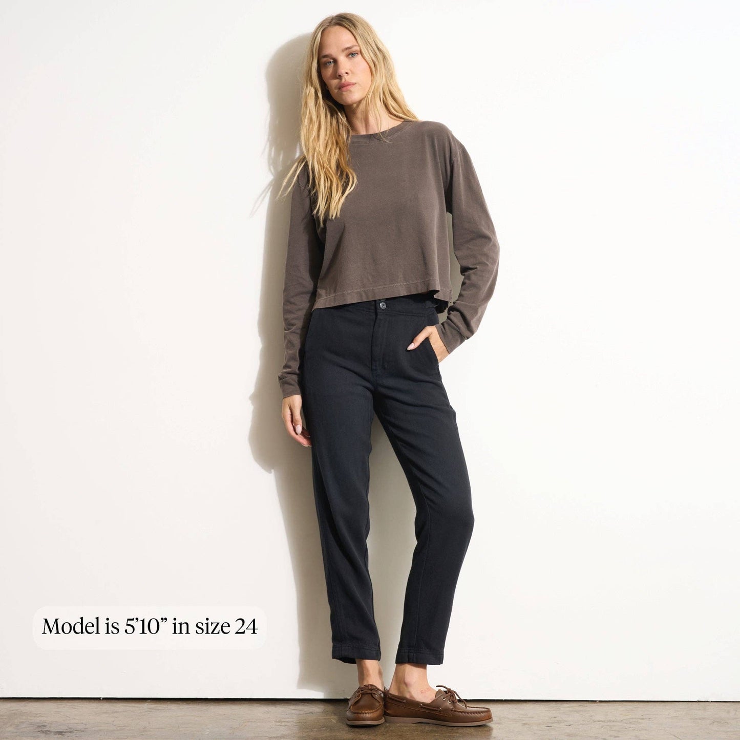 Neve Drape Denim Twill Pant