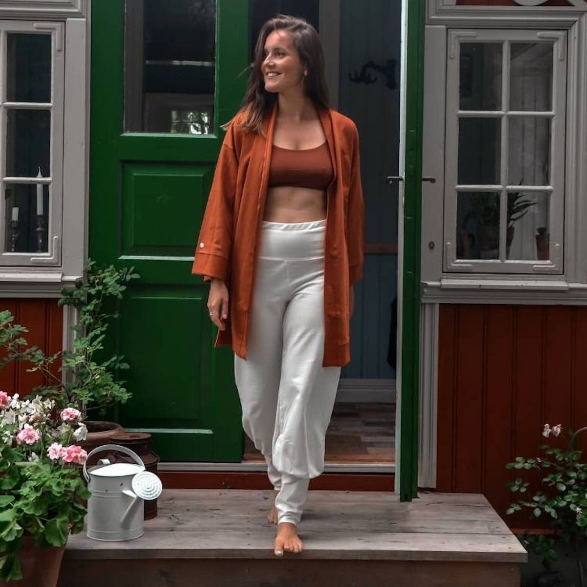 Soul Factory - Organic cotton Aladin pants - Ivory: M