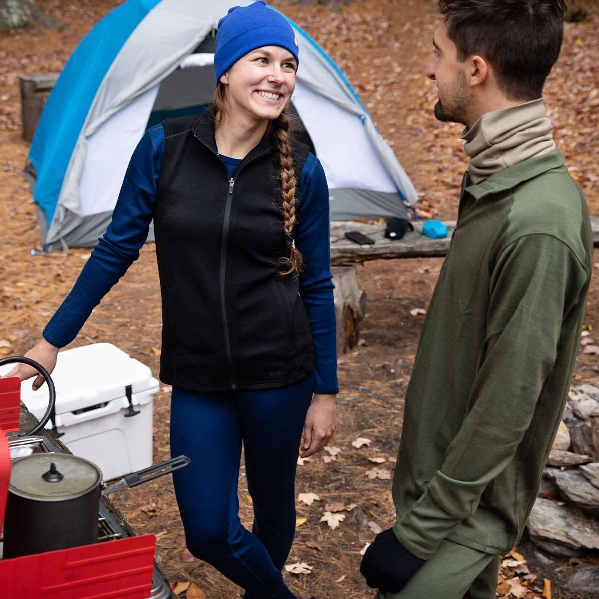 Minus33 Merino Wool - Midweight Women's Wool Bottom Thermal Base Layer - 100% Merino Wool: Black / Regular / S